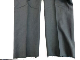 U.S. 1968 dated Trousers Mens, Class A Serge Green Wool . W-36, L-32.  Unissued