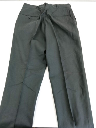 U.S. 1968 dated Trousers Mens, Class A Serge Green Wool . W-36, L-32.  Unissued