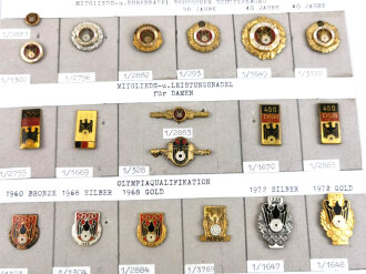 Deutschland nach 1945, Sammlung 30 Stück Nadeln zum Thema " Deutscher Schützenbund"