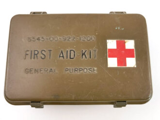 U.S. First Aid Kit General purpose 6545-00-922-1200, empty