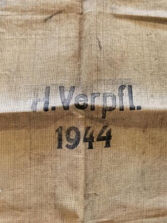 Grosser Sack für Heeres Verpflegung datiert 1944....