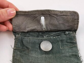 Tasche für eine Drillich Feldbluse der Wehrmacht aus altem Schneidereibestand