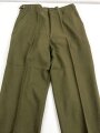 U.S. 1952 dated trousers Model 1951, field, wool. size short medium. Unused