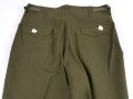 U.S. 1952 dated trousers Model 1951, field, wool. size short medium. Unused