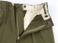 U.S. 1952 dated trousers Model 1951, field, wool. size short medium. Unused