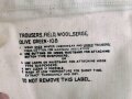 U.S. 1952 dated trousers Model 1951, field, wool. size short medium. Unused