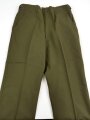 U.S. 1952 dated trousers Model 1951, field, wool. size short medium. Unused