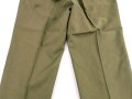 U.S. 1952 dated trousers Model 1951, field, wool. size short medium. Unused