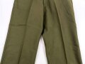 U.S. 1952 dated trousers Model 1951, field, wool. size short medium. Unused