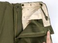 U.S. 1952 dated trousers Model 1951, field, wool. size short medium. Unused