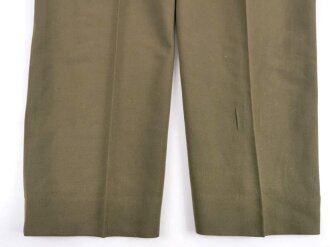 U.S. 1952 dated trousers Model 1951, field, wool. size short medium. Unused