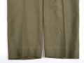 U.S. 1952 dated trousers Model 1951, field, wool. size short medium. Unused