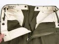 U.S. 1952 dated trousers Model 1951, field, wool. size short medium. Unused