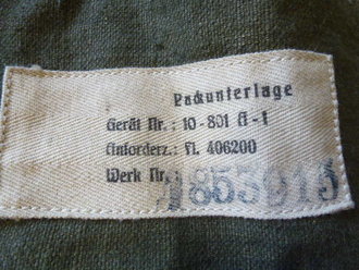 Fallschirmjäger Packunterlage wohl für Sprungschirm RZ20