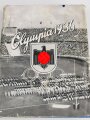 Sammelbilderalbum "Olympia 1936" - Band 2 Die Olympischen Spiele 1936 in Berlin und Garmisch-Partenkirchen, 165 Seiten, komplett, im Schutzumschlag