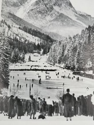 Sammelbilderalbum "Olympia 1936" - Band 1 Die Olympischen Spiele 1936 in Berlin und Garmisch-Partenkirchen, 127 Seiten, komplett, im Schutzumschlag