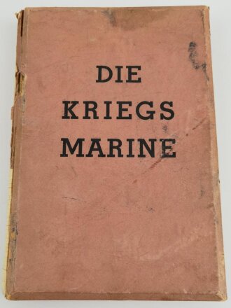 Raumbildalbum " Die Kriegsmarine" Leer, defekt