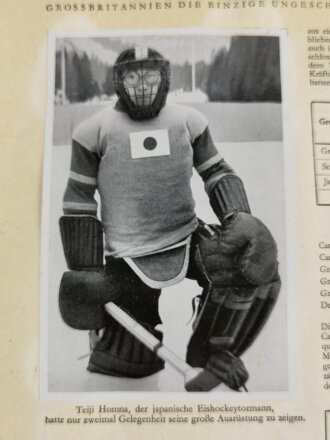 Sammelbilderalbum "Olympia 1936" - Band 1 Die Olympischen Spiele 1936 in Berlin und Garmisch-Partenkirchen, 127 Seiten, komplett, im Schutzumschlag