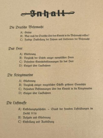 Sammelbilderalbum "Die Deutsche Wehrmacht" -...