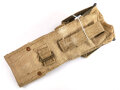 British 1952 dated folding wire cutter in  canvas pouch