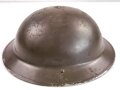 Großbritannien Stahlhelm 2.Weltkrieg. Die Glocke datiert 1939, Innenfutter ebenfalls 1939 datiert. Originallack