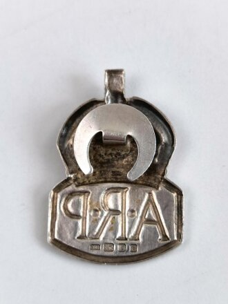 Großbritannien 2.Weltkrieg, "ARP" badge, showing the wearer is a memeber of the civil defence services (Luftschutz )