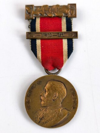 Großbritannien " Kings medal" 1911-12, awarded to A.Chipperfield.