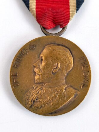 Großbritannien " Kings medal" 1911-12, awarded to A.Chipperfield.