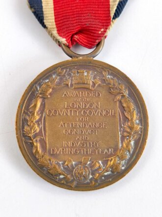 Großbritannien " Kings medal" 1911-12, awarded to A.Chipperfield.