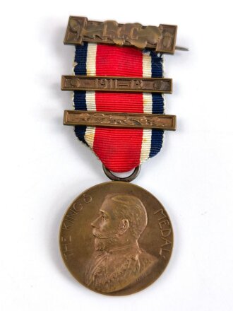 Großbritannien " Kings medal" 1911-12, awarded to G.Slater