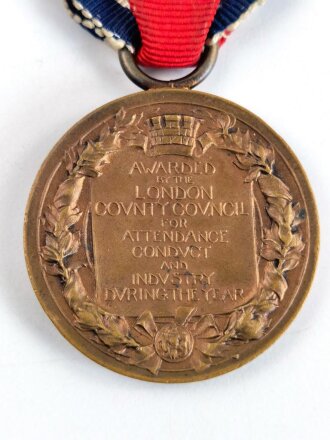 Großbritannien " Kings medal" 1911-12, awarded to G.Slater