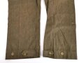 British 1940 dated Denim trousers, Size 5. Unissued