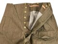 British 1940 dated Denim trousers, Size 5. Unissued