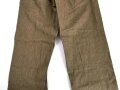 British 1940 dated Denim trousers, Size 5. Unissued