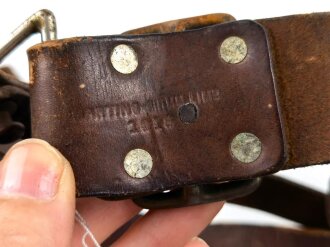 WWI British 1903 Pattern Ammunition Bandolier 5 Pocket. Used