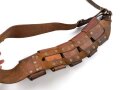 WWI British 1903 Pattern Ammunition Bandolier 5 Pocket. Used