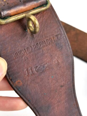 Canada Leather Waist Belt, Ottawa 1929 ?