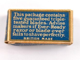 British most likely " Ever Ready British made safety Razor blade" full pack