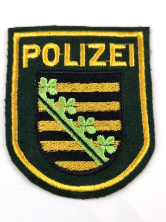 Polizei Sachsen, Ärmelabzeichen