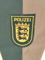 Polizei Baden- Württemberg, Tischwimpel, leichte Mottenschäden am Abzeichen