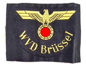 Deutsche Reichsbahn Ärmeladler für Angehörige der Wehrmachtsverkehrsdirektion Brüssel, ungetragenes Stück