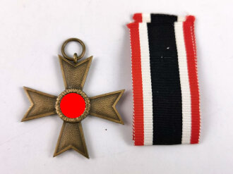 Kriegsverdienstkreuz 2. Klasse 1939 ohne Schwerter am Band, Buntmetall