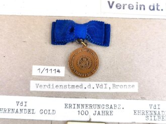 Deutschland nach 1945, Sammlung 9 Stück diverse Abzeichen vom " Verein deutscher Ingenieure"