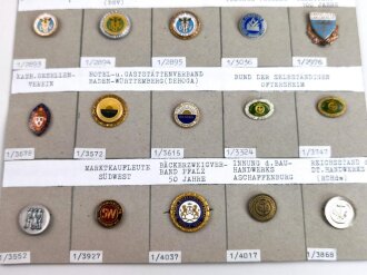 Deutschland nach 1945, Sammlung von 25 Stück diverse Abzeichen zum Thema " Handel und Gewerbe"