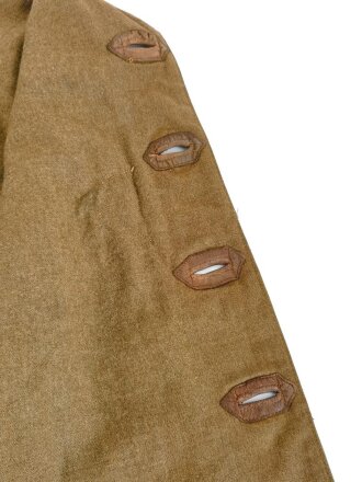 British WWII Leather Jerkin, several repairs, used