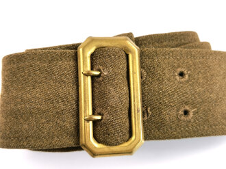 Canadian or British tunic belt, total length 92cm,...