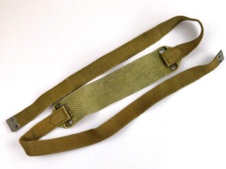 Dänemark nach 1945, "General Purpose strap"  Trageriemen Gesamtlänge etwa120cm. Ähnlich dem Britischen Muster 1937. Mehr oder weniger stark gebraucht, Preis je ein ( 1 ) Stück