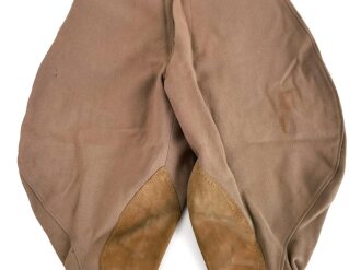 British WWII Army riding breeches, made by "J.G. Plumb & Son, Mlitary outfitters, Westminster"  uncleaned