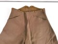 British WWII Army riding breeches, made by "J.G. Plumb & Son, Mlitary outfitters, Westminster"  uncleaned