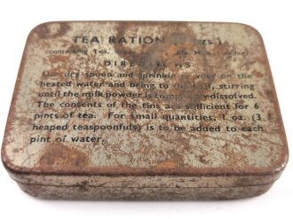British "Tea Ration" tin